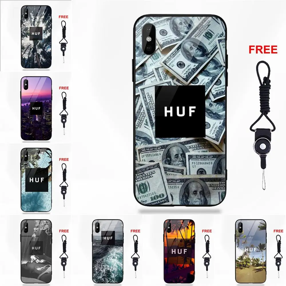 Amazing Diamond Supply Huf для Apple iPhone 5 5C 5S SE 6 6S 7 8 Plus X XS Max XR мягкая рамка из ТПУ + чехол