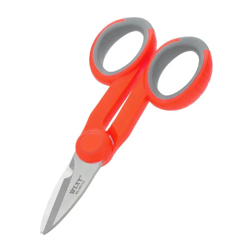Kevlar Scissors FTTH Optical Fiber Jumper Cable Scissors Wire Cutter Hand Cutting Tool Stainless Steel Kevlar 3