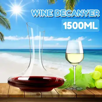 

Crystal Glass Red Wine Decanter Wine Champagne Brandy Pourer Wine Container Water Bottle Jug Gift Bar Home Decor