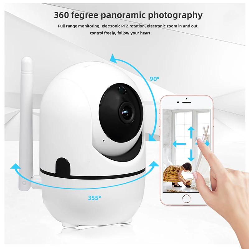 HD 1080P облачная Беспроводная ip камера интеллектуальное автоматическое