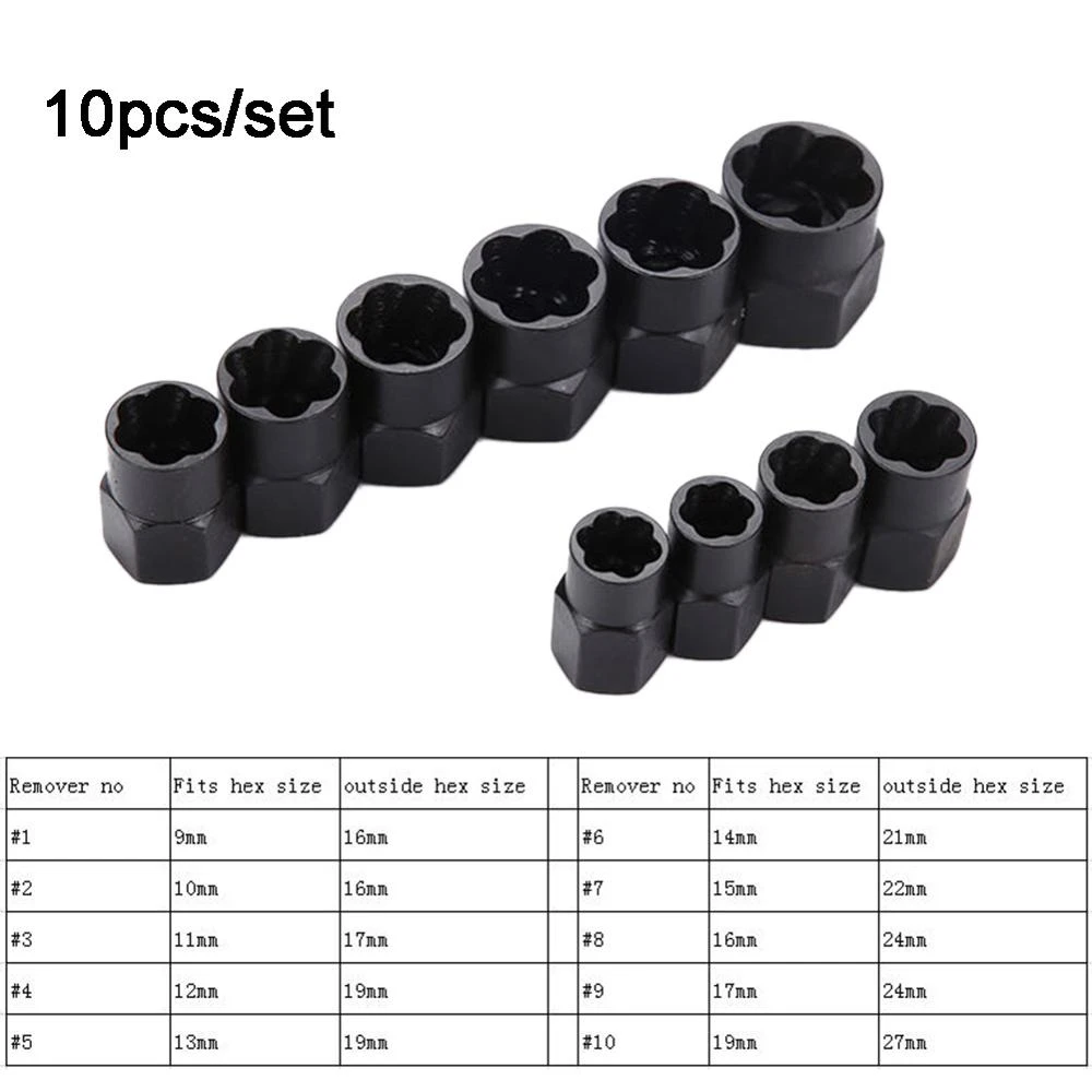 Tools & Equipment Power Tool & Air Tool Accessories US 10Pcs