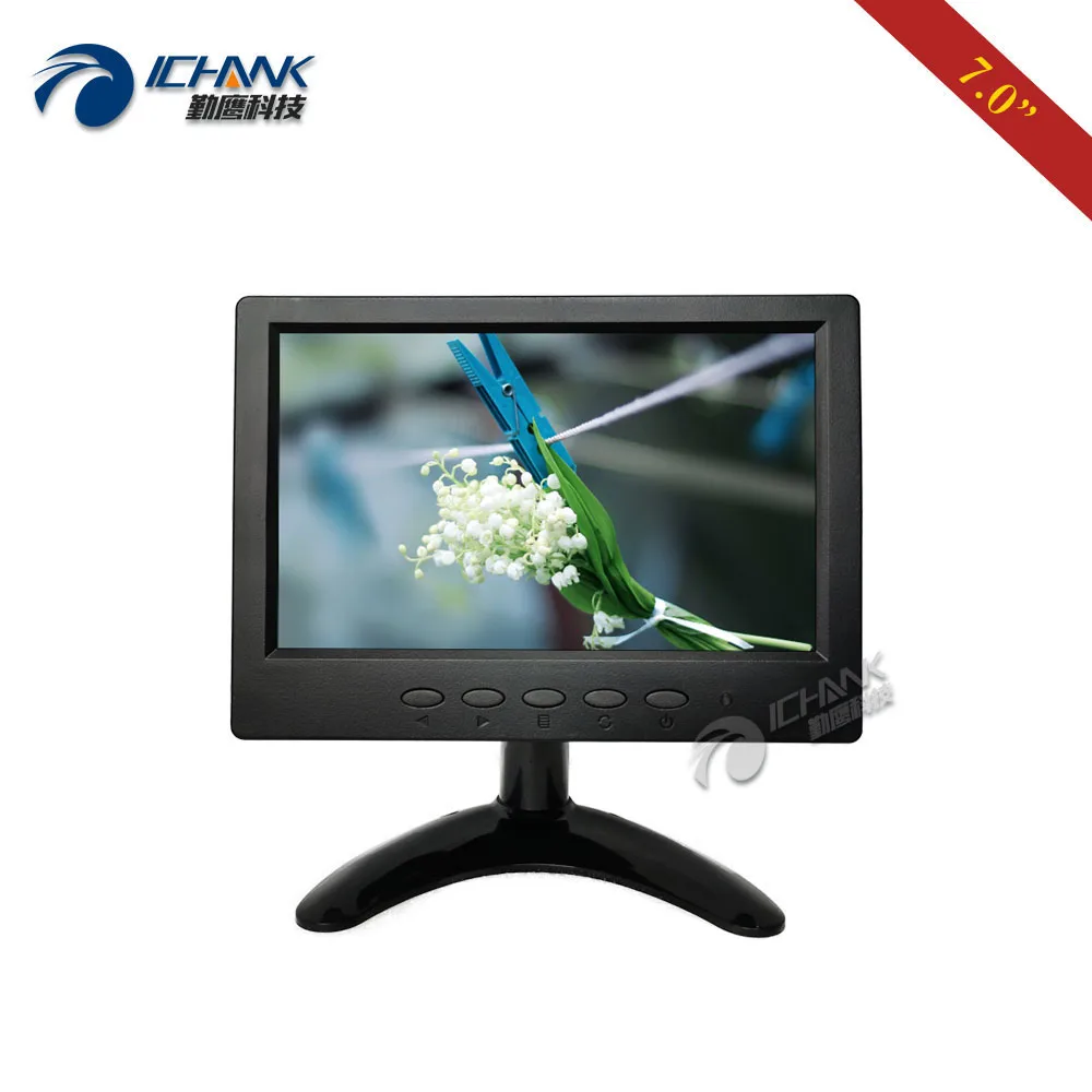ZB070JN-V59/7 "дюймов 1024x600 ips FullView BNC HDMI VGA Raspberry Pi встроенный динамик u-диск рекламный дисплей экран монитор