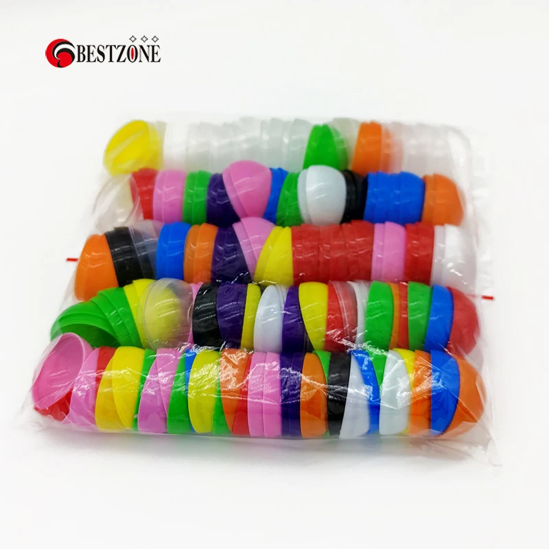 50Pcs 32MM Plastic PP Empty Vending Toy Capsule Colorful Surprise Ball Kids Container Eggshell Decoration For Vending Machine 6