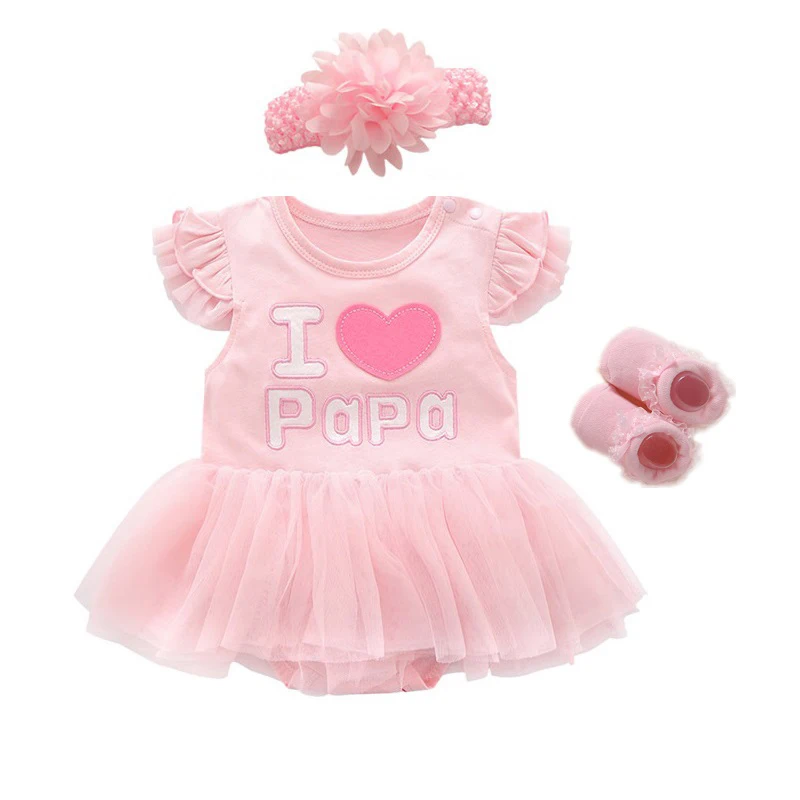 

1 Year Old Baby Girl Party Dress Newborn Baby Girl Dresses &Clothes Summer Set Pink Princess 0 to 3 6 9 Months Roupa Bebe Dress