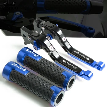 

Motorcycle Brake Clutch Lever Adjusable+Hand Grips Handlebar For SUZUKI GSF600S GSF 600 S BANDIT GSF250 GSF 250 Bandit