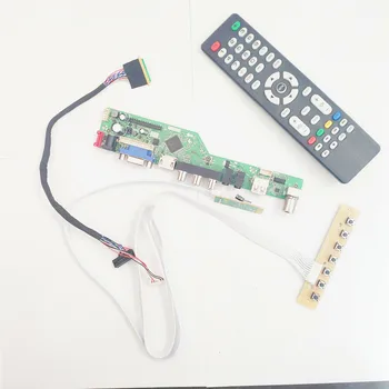 

For BT101IW01 V.0 BT101IW02 V.0 laptop panel T.V53 controller drive card HDMI VGA USB RF 1024*600 WLED LVDS 40Pin 10.1" DIY kit