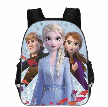 

11/13/16 inch Cartoon Princess Printing Backpack Children School Bags Backpack Girls Kindergarten Bag Elsa' Backpacks