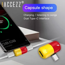 Адаптер для телефона ACCEZZ usb type C для huawei P30 samsung S9 Note 9 для Xiaomi 8 9 Nubia 3,5 мм аудио адаптер для зарядки звонков