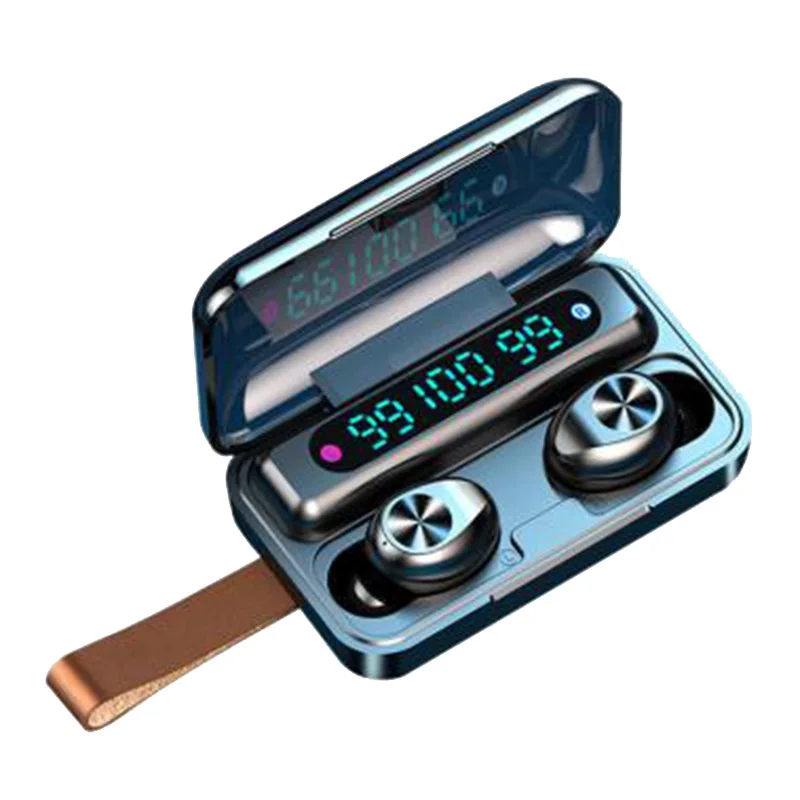 Bluetooth Headphone F9 TWS Press Earphone Wireless Bluetooth 5 0 Earphones Waterproof LED Display Sports Earphones