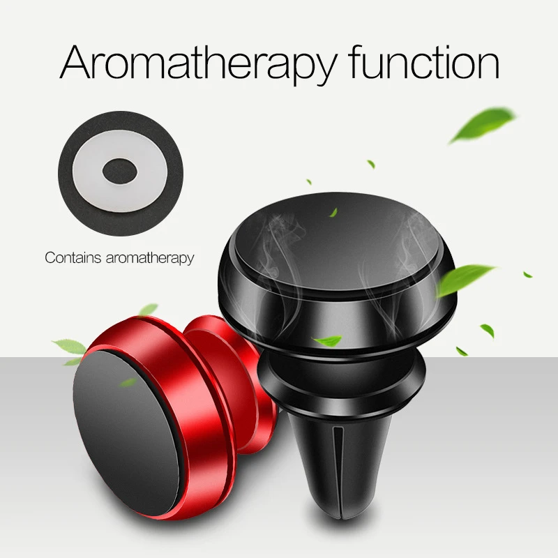 1 шт. = держатель для мобильного телефона и аромат для авто 2 в 1 магнитный автомобильный держатель и автомобильный освежитель воздуха автомобильный магнитный держатель