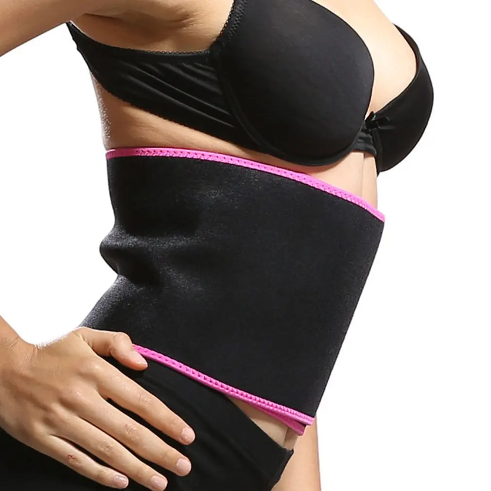 Розовый Женский Пояс Cincher, утягивающий корсет, высокая эластичность, регулируемый широкий пояс, утягивающий корсет - Цвет: Розовый