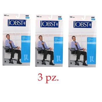 

LOT OF 3 PAIRS OF SOCKS MAN GRADUATED COMPRESSION 15-20 mmHg KNEE-HIGHS JOBST STOCKING 140 den relaxing