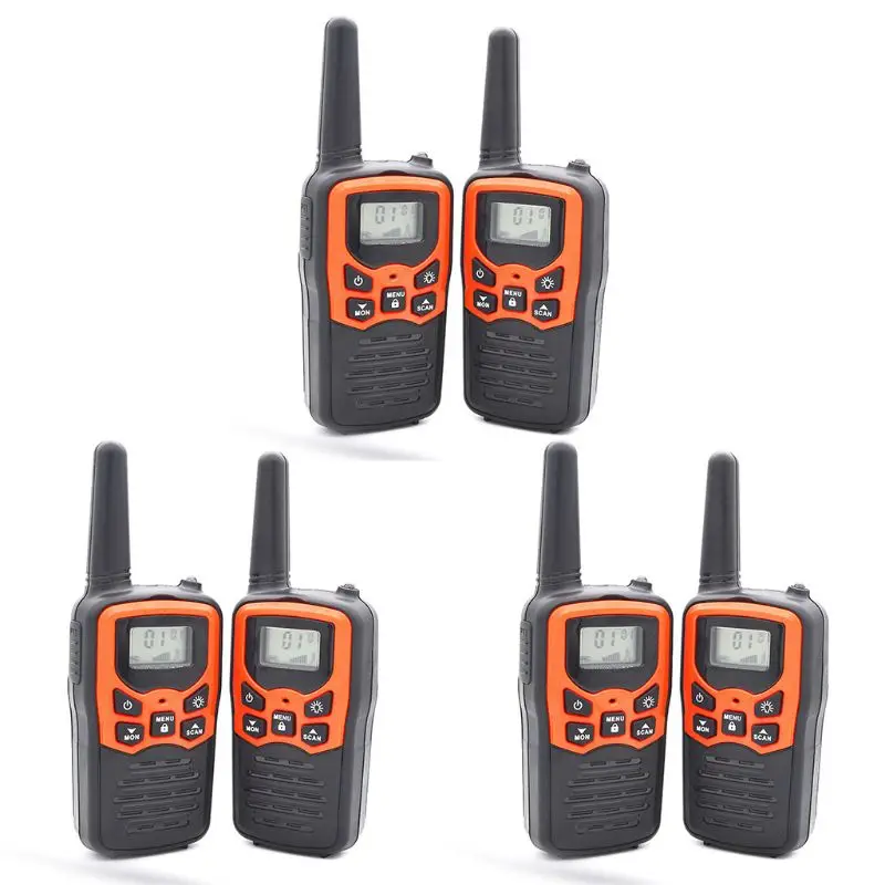 

Walkie Talkies for Adults Long Range 6 Pack 2-Way Radios Up to 5 Miles Range in X6HA