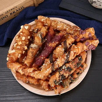 

100% Natural Pet Dog Food Snacks Chicken Stick Clean Teeth Keep Healthy Training Rewards Dog Snacks 100g For Small Medium Dog