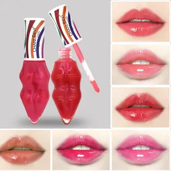 

12Color Lip Gloss Base Gel Lip Tint Small Tube Chili Lips Gloss Clear Vitamin Lip Glaze Lip Repair Moisturizing TXTB1