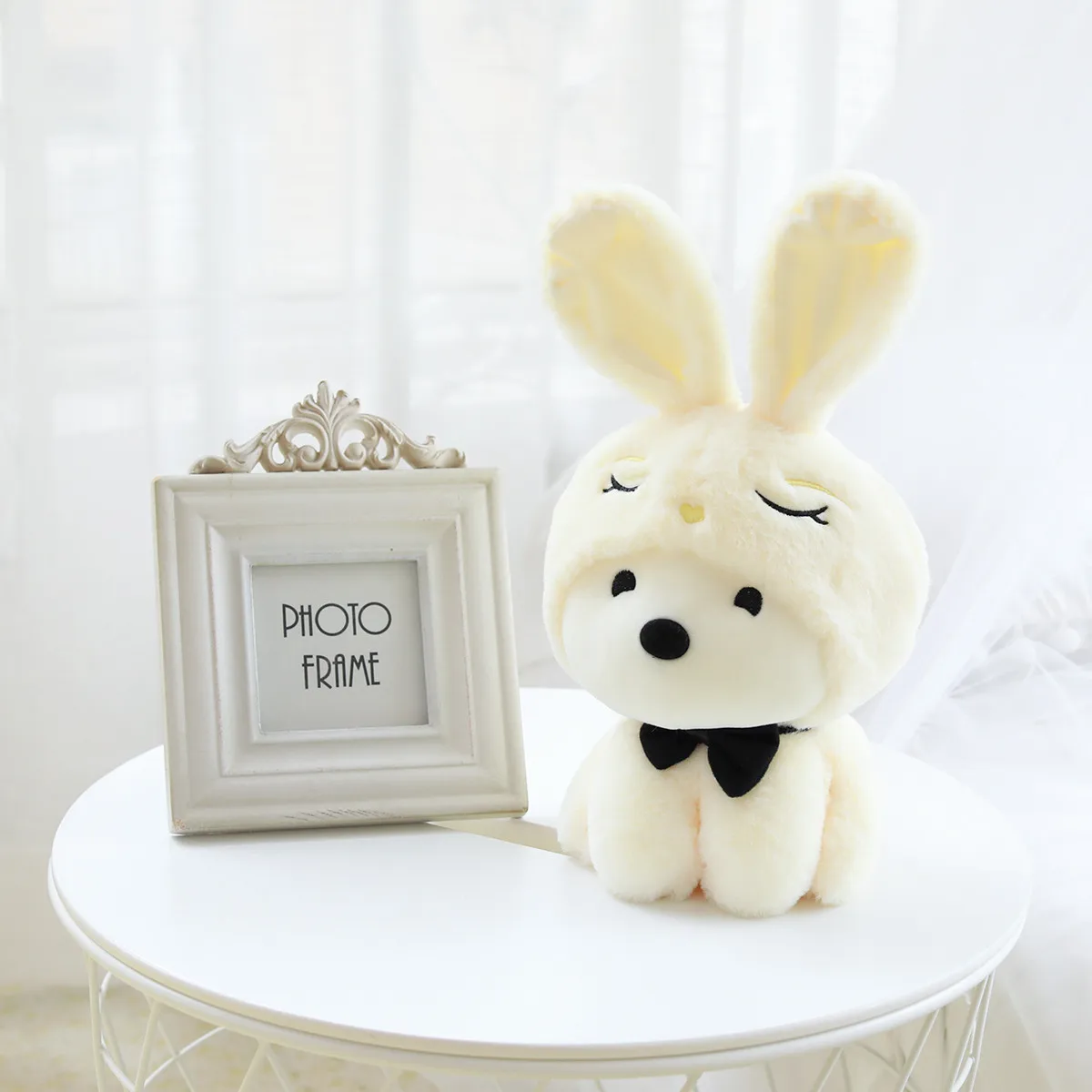 Wholesale hot sale cute super cute double-sided rabbit doll pillow plush toy doll child girlfriend favorite birthday gift holida