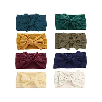 

2020 NEW Brand New Newborn Toddler Baby Girls Head Wrap Rabbit Big Bow Knot Turban Headband Hair Accessories Baby Gifts for 0-2Y