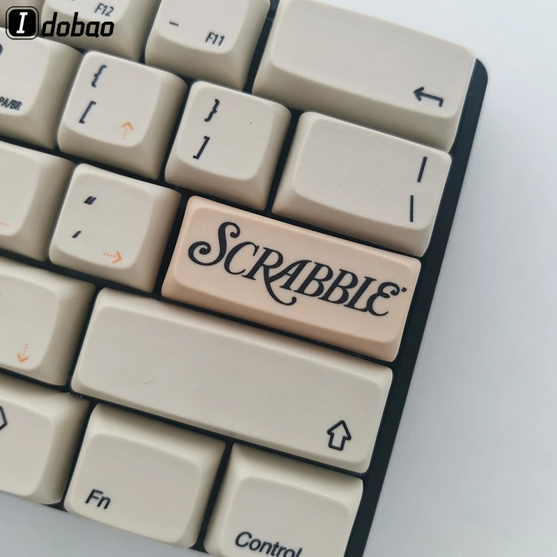 

XDA Profile Dye Sub SCRABBLE PBT Keycap Personality mz 2.25u Key for Mechanical Keyboard Switche MX ASNI 104 87 60