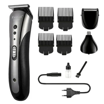 

KEMEI 2 Pcs Mens Electric Hair Cut Clipper Beard Shaver Nose Trimmer Set(EU Plug)