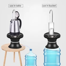 Migecon Электрический водяной насос для ковша 304 нержавеющая стальная водопроводная труба USB платный Лоток дизайн много узор воды