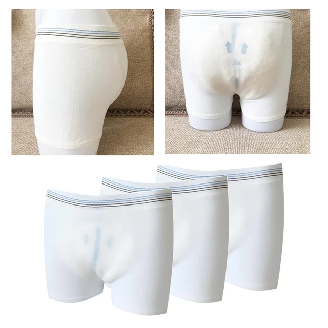 3 confezioni di mutandine Postpartum in Mesh lavabili intimo corto aiuto  per l'incontinenza per maternità per anziani, XL bianco - AliExpress