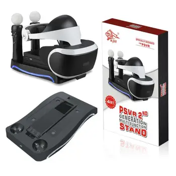 

The second generation 4 in 1 base For PS4VR multi function handle holder VR Game Handle Charger Base Accessories