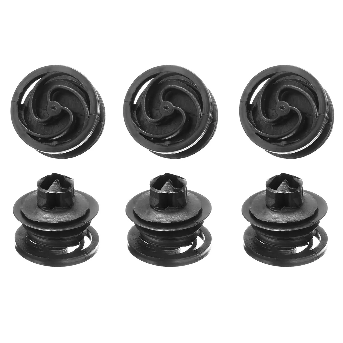 Mayitr 20pcs/set Plastic Interior Door Card Trim Panel Clips 3B0868243 Replaces For V-W G-OLF MK4 P-ASSAT B-ORA