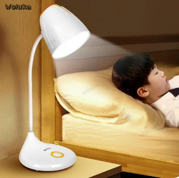 

LED eye protection desk small desk lamp student study bedroom bedside plug-in dormitory lamp CD50 W07