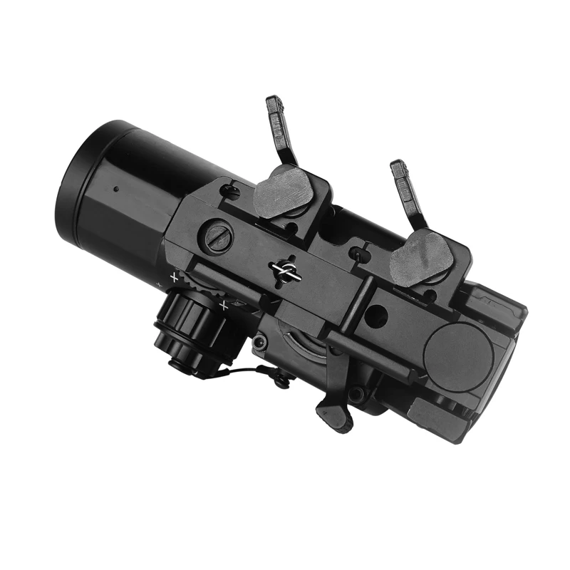 Riflescope 1x-4x Fixed Dual Purpose Scope With Mini Red Dot Sight Scope for Airsoft Air Guns rifle scope