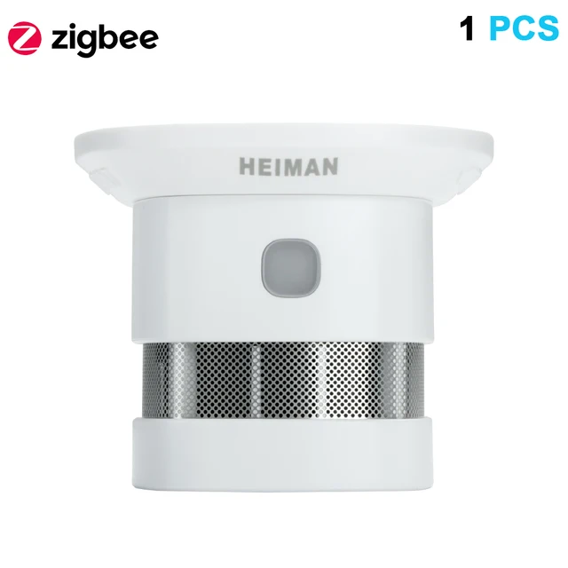HEIMAN Zigbee 3.0 Fire alarm Smoke detector Smart Home system 2.4GHz High sensitivity Safety prevention Sensor Free Shipping 1pcs