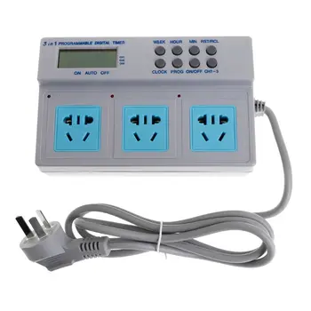 

2020 New AU Plug Highpower Microcomputer Control 3in1 Programmable Digital Timer Socket
