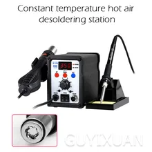 Горячая воздушная пушка сварочная станция Ремонт мобильного телефона постоянная температура Горячая воздушная паяльная станция Электрический паяльник
