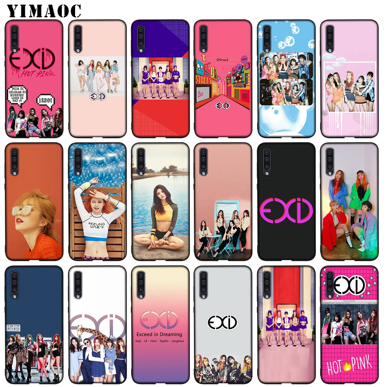 Мягкий силиконовый чехол YIMAOC EXID KPOP для Samsung Galaxy A51 A71 A81 A91 A41 A21 A11 A01 M10 M20 M30 M40 |