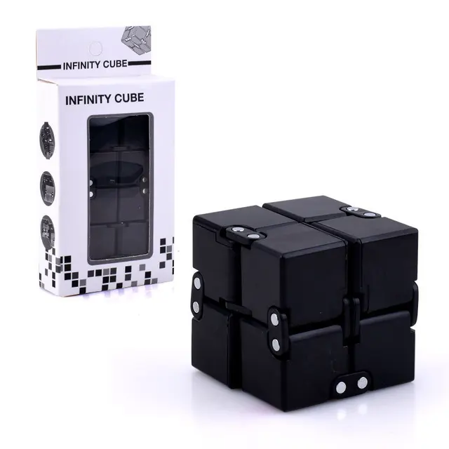 Zappeln Toy Children Fingertips Decompress Portable Light Magic Space Anti Stress Toy Infinity Cube Puzzle Sensory Toy Stress Relief Cube Aliexpress