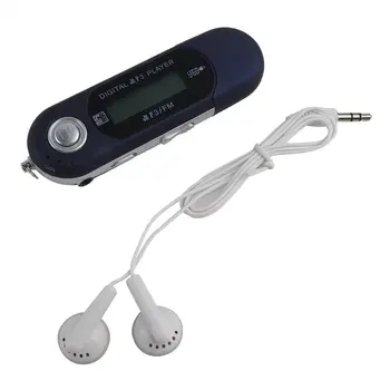 

MP3 TF Card Players USB 2.0 Flash Memory Stick LCD Memory Stick Mini Sports MP3 Music Player with FM Radio & Earphone Touch Tone