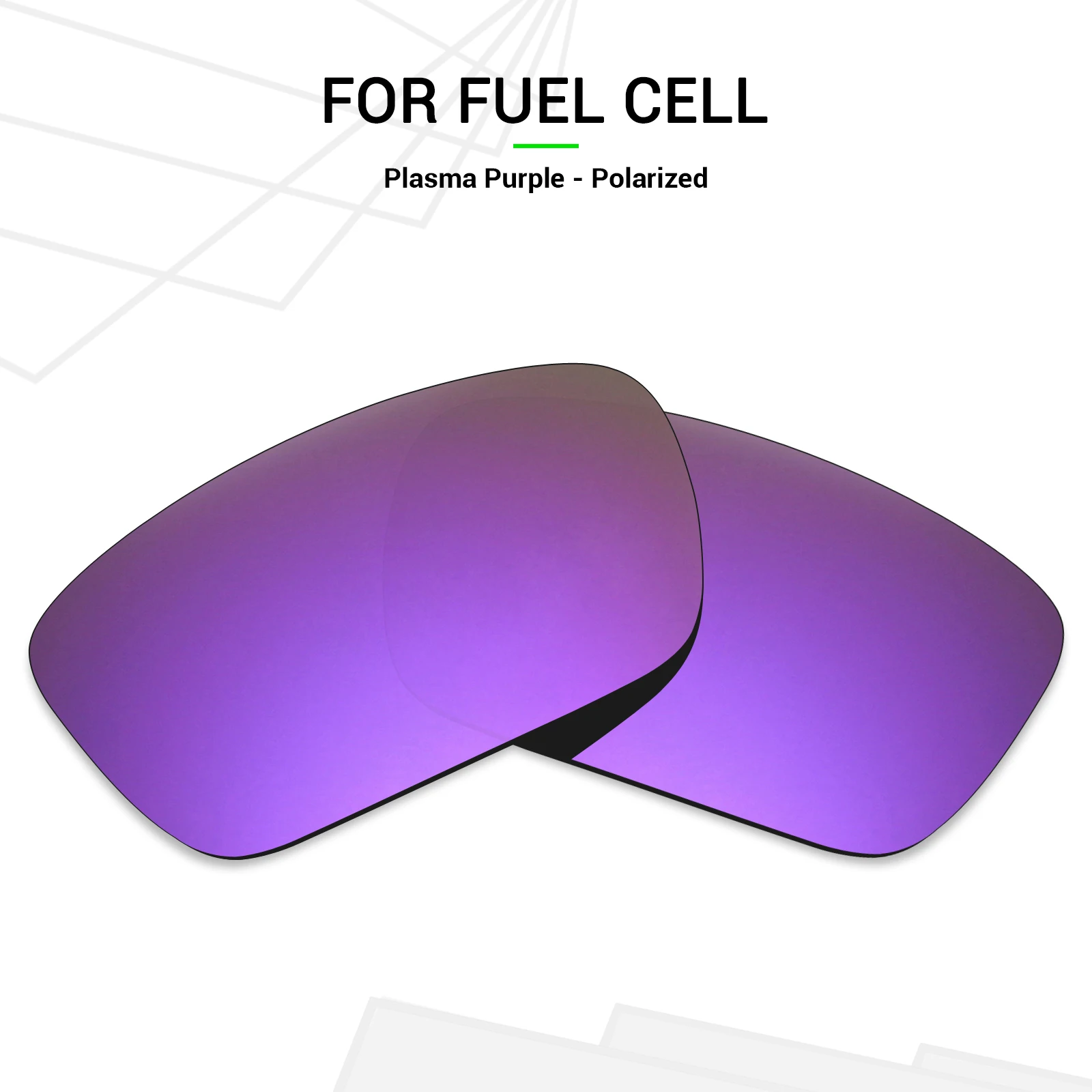 Mryok Анти-Царапины поляризованные Сменные линзы для солнцезащитных очков Оукли топливных элементов плазменный фиолетовый
