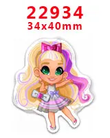 30 шт мультфильм персонаж плоское украшение из смолы PR 17705 - Цвет: 22934
