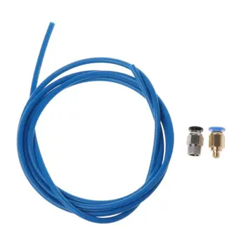

1.5m PTFE Teflon Tube With PC4-M6 Fittings and PC4-M10 Male Straight Pneumatic Connector for 3D Printer 1.75mm Filament