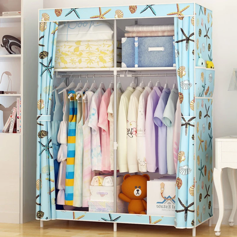 Large Wardrobe Minimalist Modern Reinforced DIY Non-woven Foldable