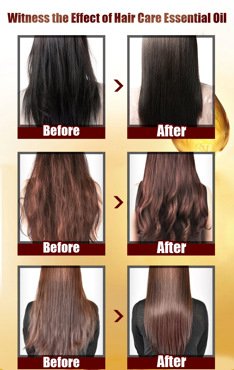 Hot 60ML Multi-functional Hair & Scalp Treatments Hair Care Moroccan Pure Argan Oil Hair Essential Oil for Dry Hair Types Hot 60ML Multi-functional Hair & Scalp Treatments Hair Care Moroccan Pure Argan Oil Hair Essential Oil for Dry Hair Types
