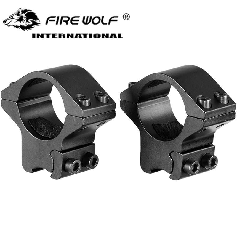 2pcs Rifle Tactical Low Profile 25.4mm 1" Scope Rings 11mm Dovetail Rail Mount Free Shipping | Спорт и развлечения