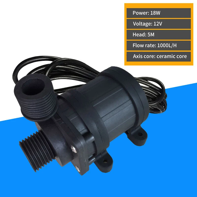 

Mini 12V 24V DC Multi-function Brushless Submersible Pump DC Booster Pump Solar Water Pump Bath pump Water-cooled Circulation