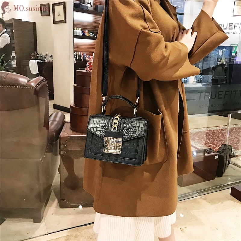 Women Bag Female Leather Handbags Small Messenger Bag Chain Flip Tote Crossbody Bags for Women Vintage Shoulder Bag Bolsos