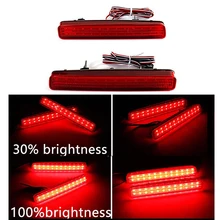 2 шт. светодиодный задний бампер отражатель задний стоп-сигнал светильник для TOYOTA NOAH VOXY 80 Pruis 40 серии 2011 2012 2013 стоп-сигнала