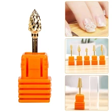 5 типов вольфрамовых стальных ногтей сверла маникюрная машина аксессуары роторный Электрический пилочки для ногтей маникюрный резак инструменты для дизайна ногтей