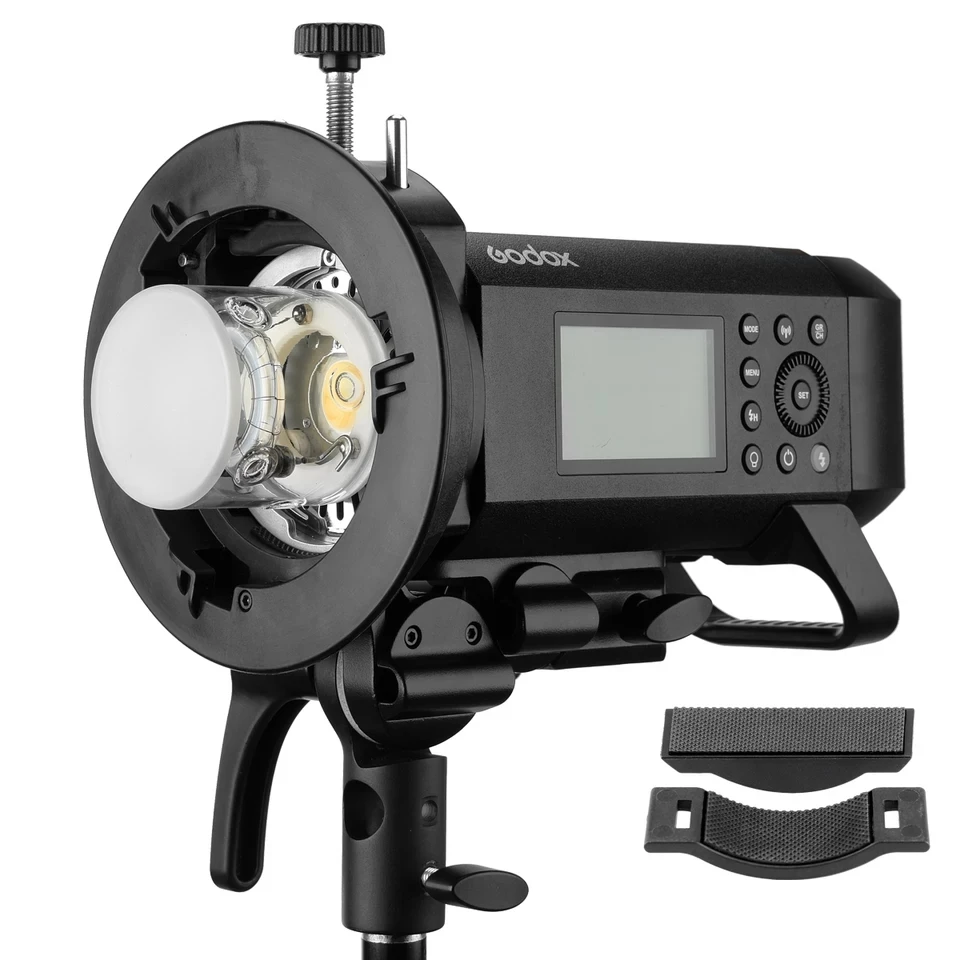 Godox S2 Speedlite вспышки Держатель Кронштейн+ соты Softbox сетка с креплением Bowens для уличной вспышки Godox V1 TT685 V860II TT350 AD200 флэш-памяти