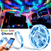 

Led Strip RGBIC Light Bluetooth luces Luminous For Christmas Living Room Decoration Ribbon Lighting Flexible Lamp WS2812B Diod