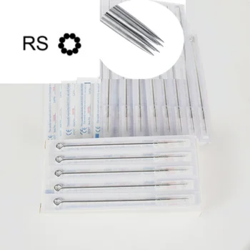 

50 pcs/box Round Shader Tattoo Needles for Standard Rotary Tattoo Machines & Needle Tips 3/5/7/9/11/13/15/18RS