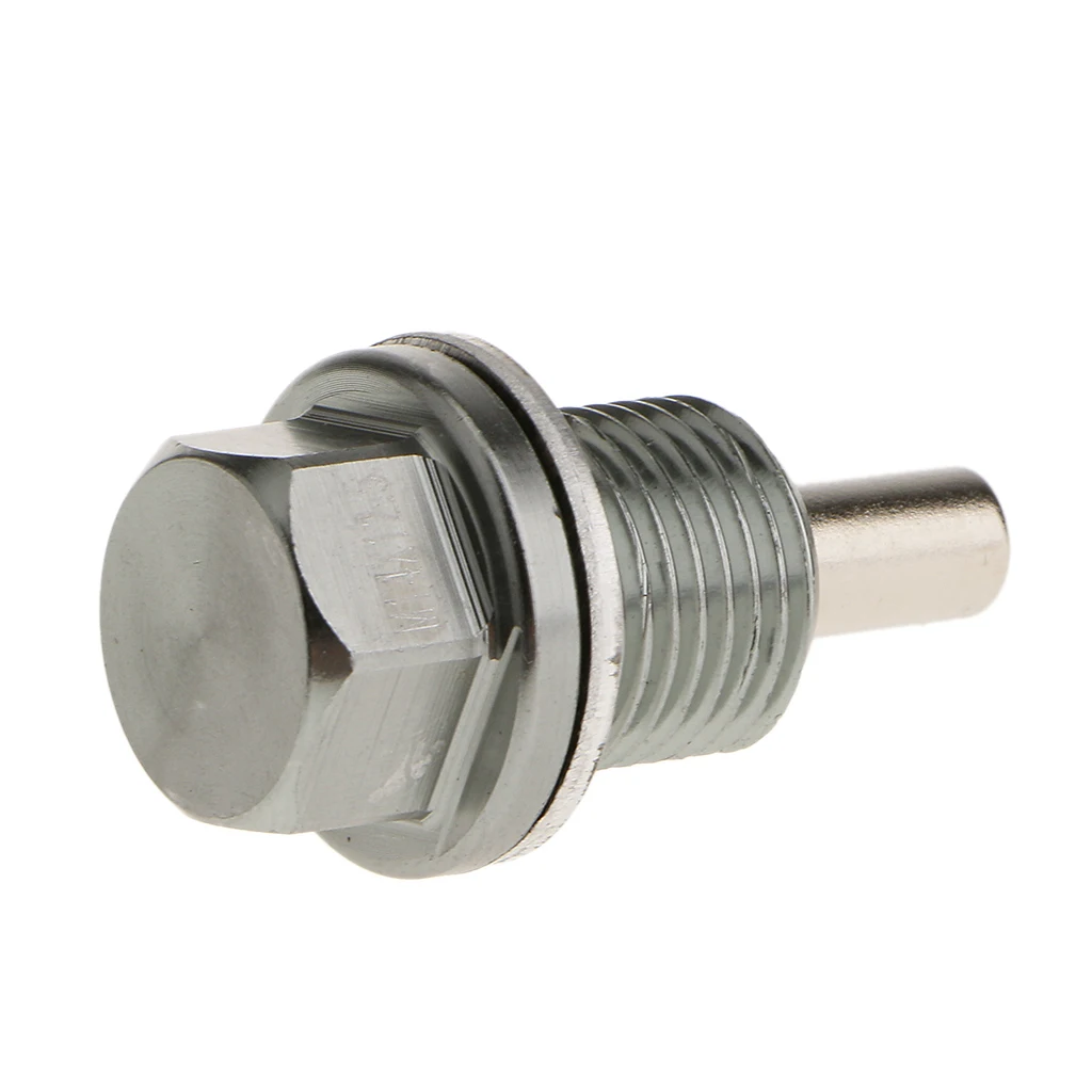 14X1.25 Anodized Magnetic Engine Oil Pan/Transmission Drain Plug Titanium