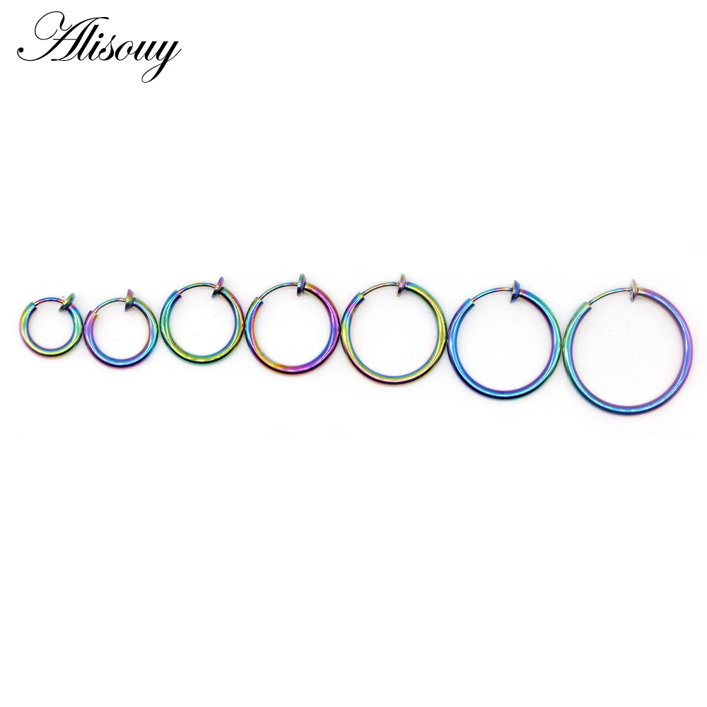 Clip On Earrings For Women Men Fake Spring Clip On Nose Clips Ring Hoop Lip Ring Helix Hoop Ear 1pc nose rings,piercing jewelry,body piercing earrings,ear piercing jewelry,metal jewelry,hoop earrings,body piercing jewelry,body jewelry